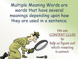 Context Clues Multiple Meaning Words Reading Quizizz