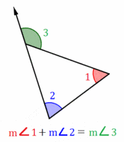 exterior angle property - Class 11 - Quizizz