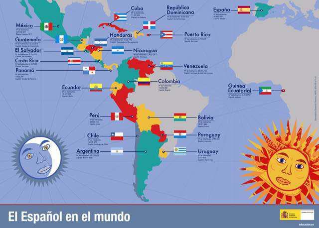 Mapa de los Países Hispanohablantes | Spanish Quiz - Quizizz