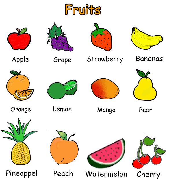 THE FRUITS | Vocabulary - Quizizz