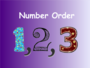 Ordering Numbers