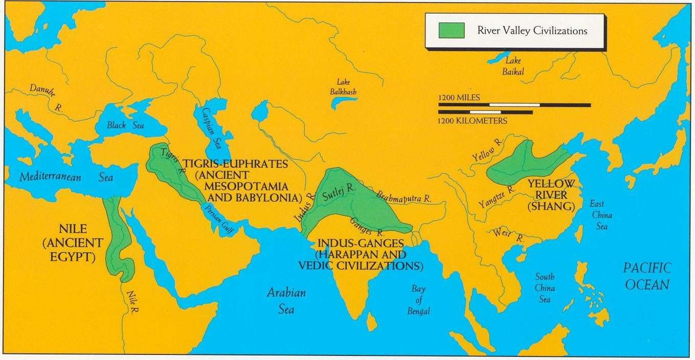 Map Of Mesopotamia Egypt India And China Ancient Civilization Review! Mesopotamia, India, China, Egypt! Quiz -  Quizizz