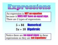 Evaluating Expressions - Class 5 - Quizizz