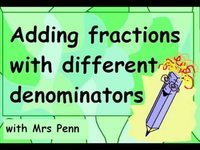 Adding Fractions with Like Denominators Flashcards - Quizizz