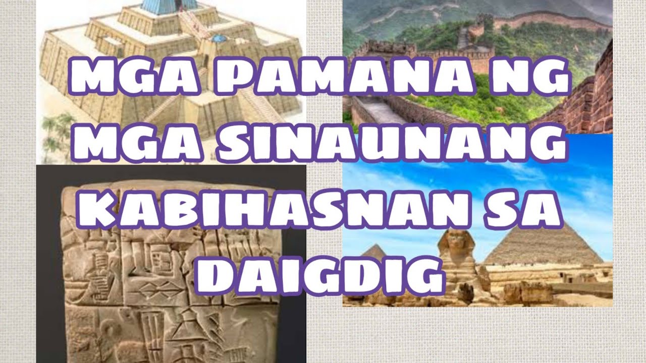 Mga sinaunang kabihasnan sa Daigdig | History Quiz - Quizizz