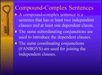 Compound Complex Sentences English Quizizz