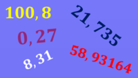 Comparar decimales - Grado 7 - Quizizz
