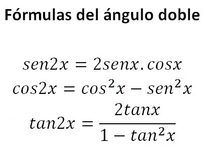 SENO Y COSENO DEL ÁNGULO DOBLE