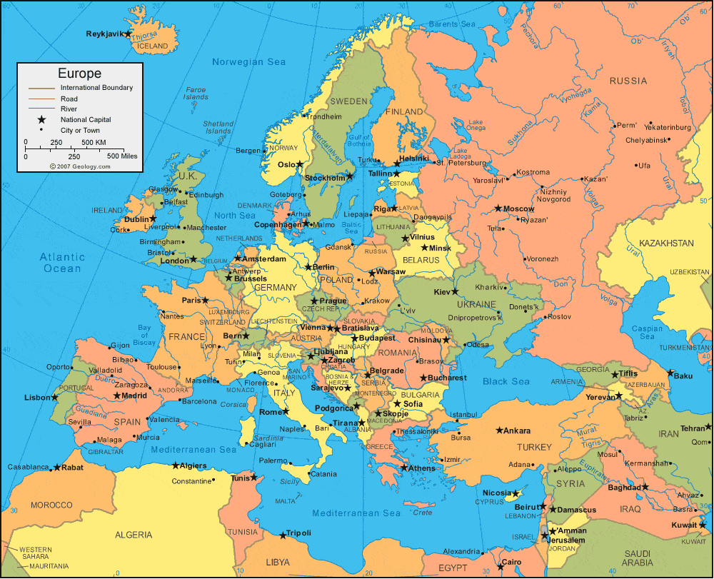 Countries of Europe using Seterra map  68 plays  Quizizz