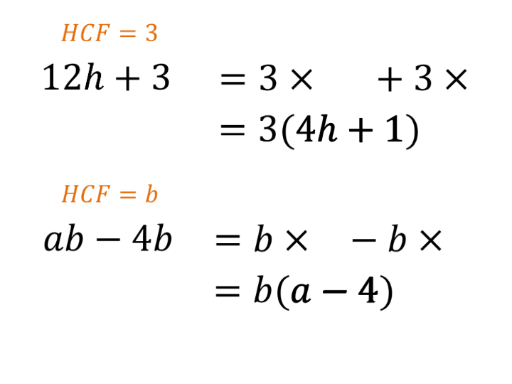 FACTORISATION OF ALGEBRAIC EXPRESSIONS - Quizizz