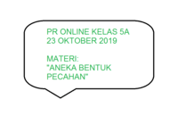 Bentuk dan Pecahan 2D - Kelas 5 - Kuis