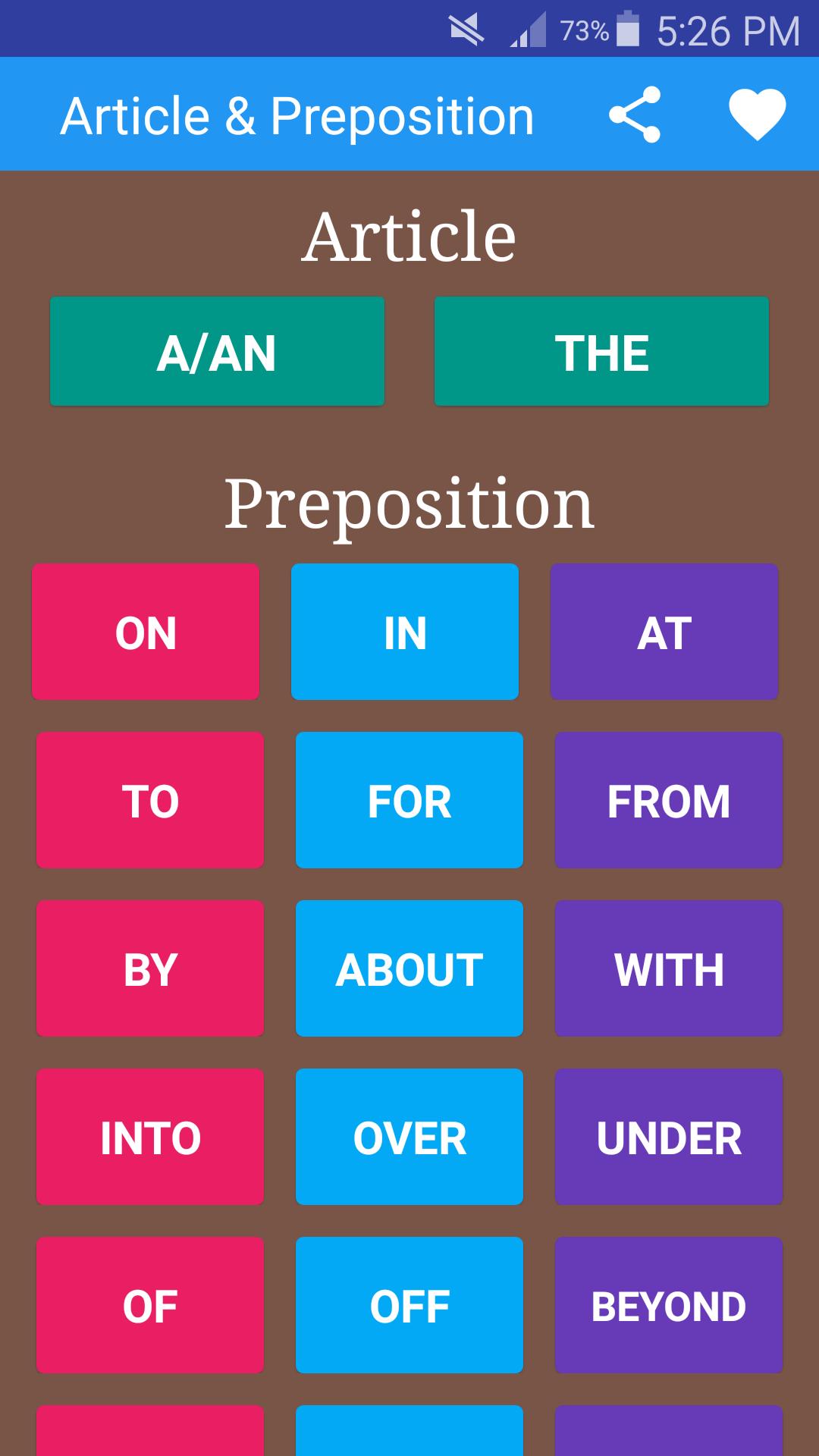 What Are Articles And Prepositions