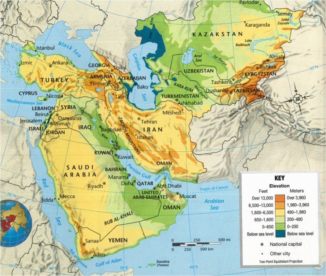 southwest asia physical map        
        <figure class=