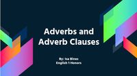 Adverbs - Grade 8 - Quizizz