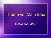 Theme Vs Main Idea Reading Quiz Quizizz