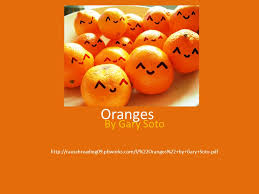 oranges poem theme