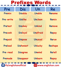 Prefixes Flashcards - Quizizz