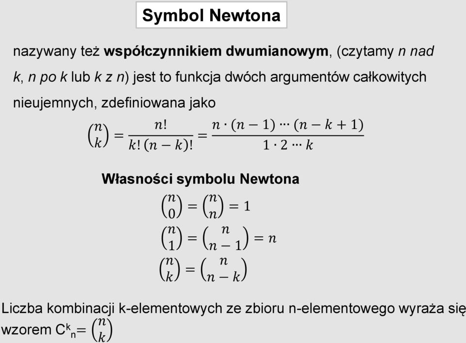 Dodatek i wzory jeszcze jednego - Klasa 12 - Quiz