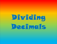 Dividing Decimals Flashcards - Quizizz