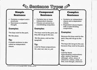 Simple, Compound, and Complex Sentences - Grade 3 - Quizizz