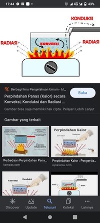 perpindahan panas dan keseimbangan termal - Kelas 9 - Kuis