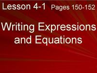 Writing Expressions - Class 8 - Quizizz