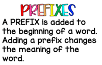 Prefixes - Year 1 - Quizizz