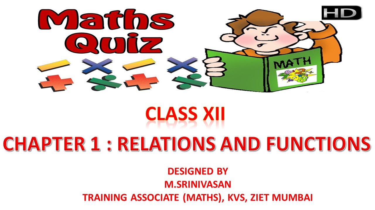 TYPES OF RELATIONS | Mathematics Quiz - Quizizz