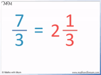 Mixed Numbers and Improper Fractions - Year 10 - Quizizz