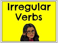 Irregular Verbs - Grade 2 - Quizizz