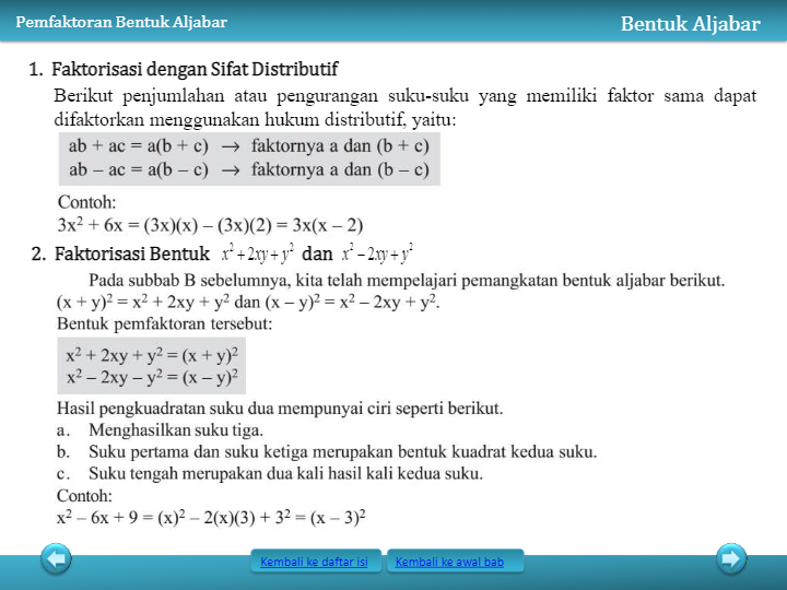 MATERI BAB 3 BENTUK ALJABAR KELAS 7 | Mathematics - Quizizz