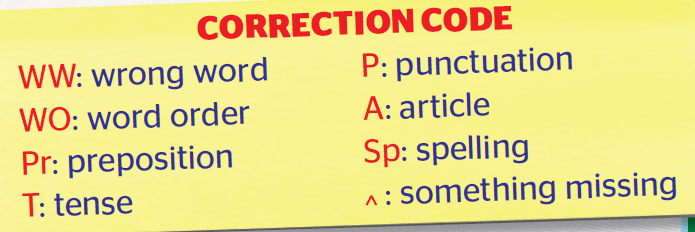 Correction Codes Grammar Quiz Quizizz 6129