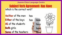 Subject-Verb Agreement - Year 7 - Quizizz