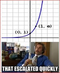 derivatives of exponential functions - Grade 10 - Quizizz