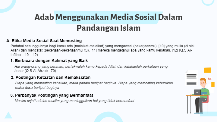 SOSIAL MEDIA DALAM PANDANGAN ISLAM | Education - Quizizz