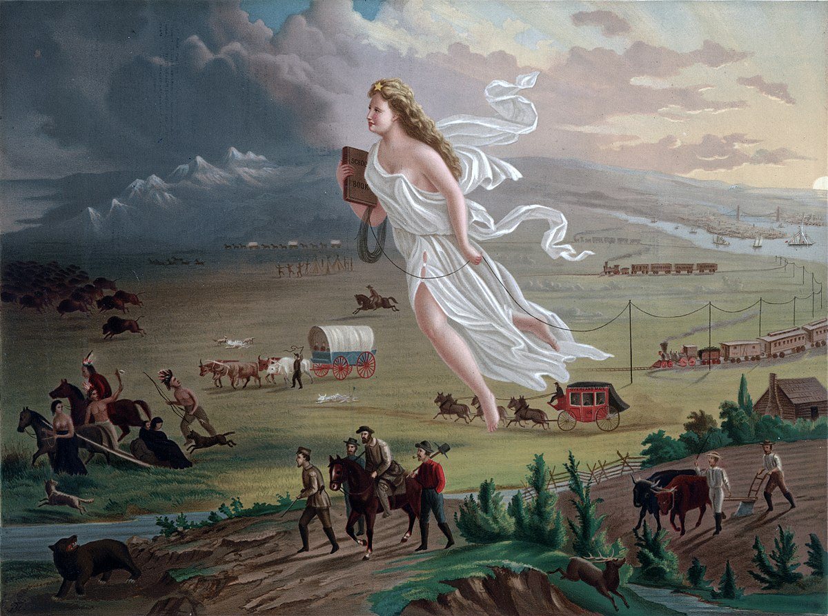 what was the goal of supporters of manifest destiny