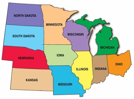 Midwest States And Capitals Map Midwestern States And Capitals | Other Quiz - Quizizz