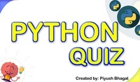 Python - Grade 11 - Quizizz