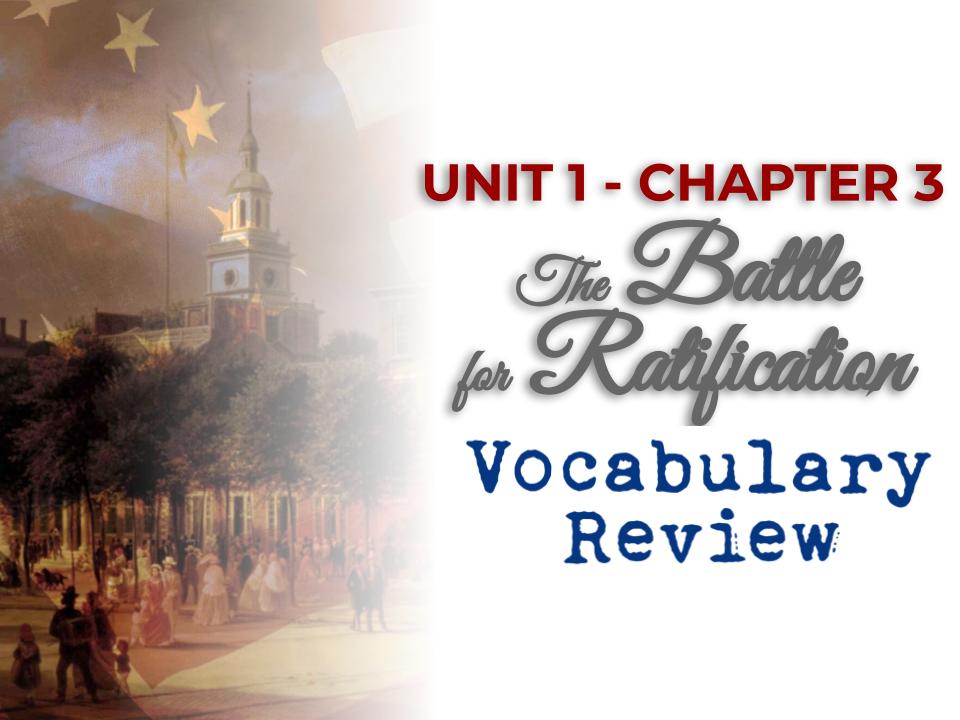 US HISTORY | Unit 1 Chapter 3 | Vocab Review | Quizizz