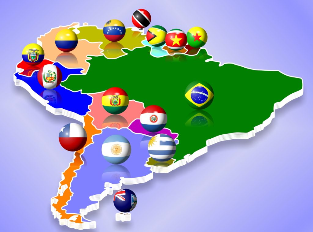 países da américa do sul - Série 8 - Questionário