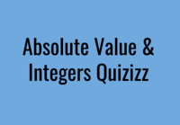 Absolute Value - Grade 7 - Quizizz
