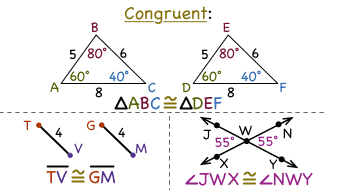 Congruent Segments, Angles & Polygons