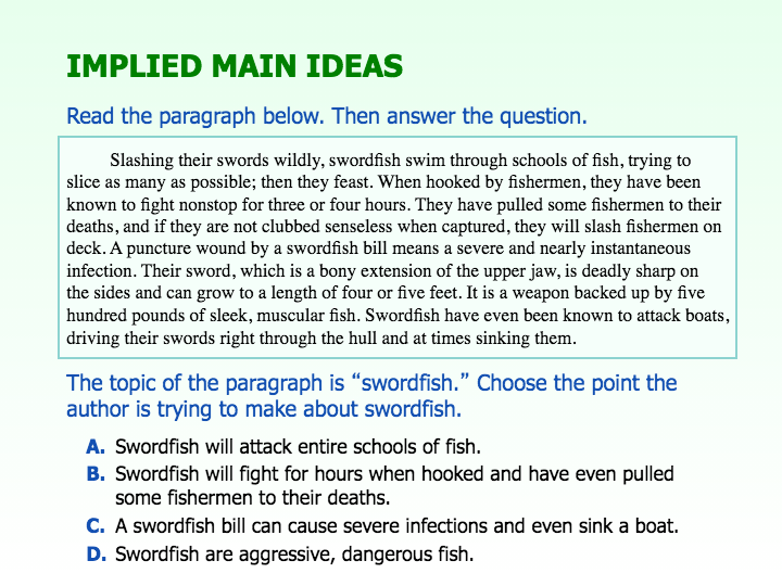 implied-central-idea-english-quizizz