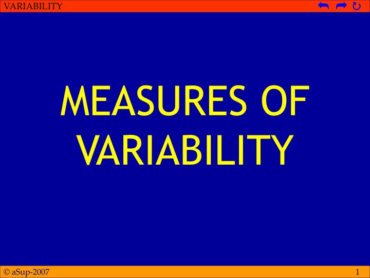 Measures of Variation - Year 12 - Quizizz