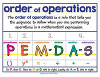 Orden de operaciones - Grado 12 - Quizizz