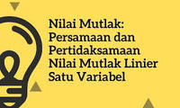 nilai mutlak - Kelas 12 - Kuis