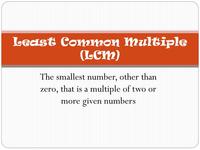 Least Common Multiple Flashcards - Quizizz