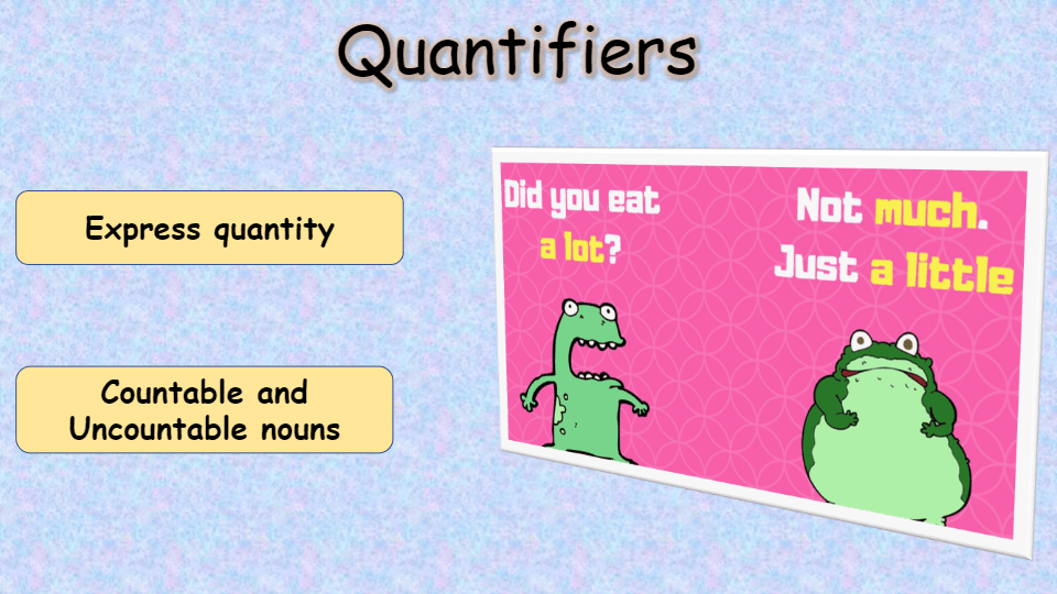 Quantifiers | English - Quizizz