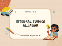 turunan dari fungsi integral - Kelas 11 - Kuis