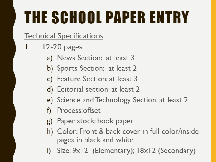 Types, Sections & Parts of a Campus Paper - Quizizz